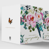 Begrafenis bedankkaarten | Boho Peony Kaart