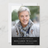 Begrafenis bedankkaarten | Geheugen van een gelief Bedankkaart (Voorkant)