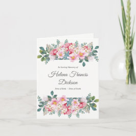 Begrafenis bedankkaarten | Geurige tuin 1 Bedankkaart