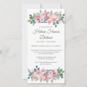 Begrafenis bedankkaarten | Geurige tuin 3 Bedankkaart (Voorkant)