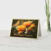 Begrafenis bedankkaarten | Hartelijke vlinder Kaart (Voorkant)