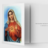 Begrafenis bedankkaarten | Heilig Hart Maria Kaart