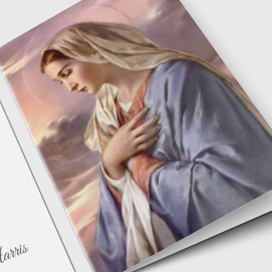 Begrafenis bedankkaarten | Heilige Moeder 02