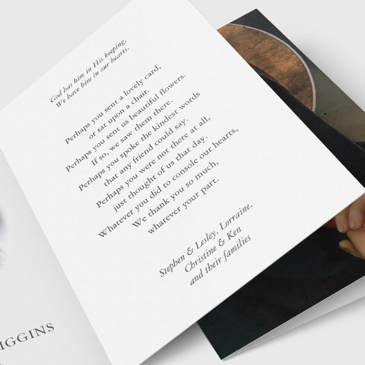 Begrafenis bedankkaarten | Hemelse Moeder 01