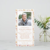 Begrafenis bedankkaarten | Herfstwarmte Bedankkaart (Staand voorkant)