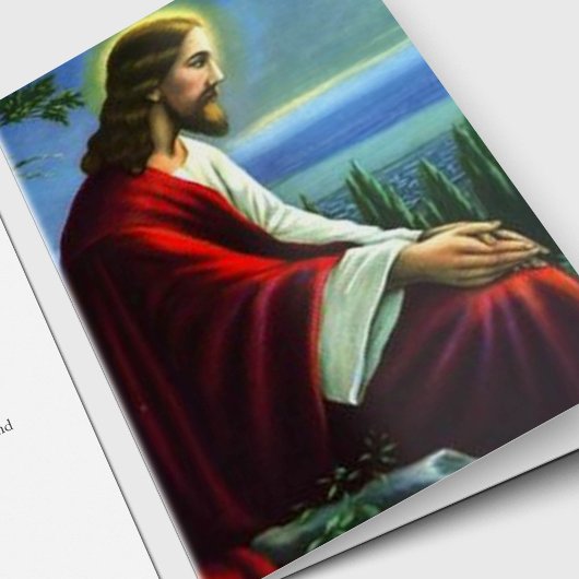 Begrafenis bedankkaarten | Jezus Christus bidden 0