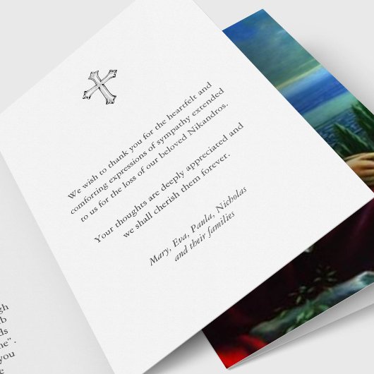 Begrafenis bedankkaarten | Jezus Christus bidden 0