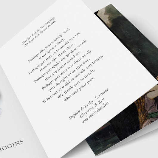 Begrafenis bedankkaarten | Jezus Heilige Kruisigin