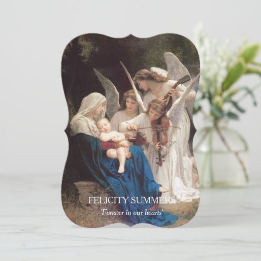 Begrafenis bedankkaarten | Mary Liedje van Engelen Kaart (Staand voorkant)