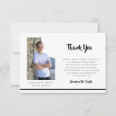 Begrafenis bedankkaarten | Moderne stijl Bedankkaart (Voorkant)