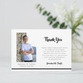 Begrafenis bedankkaarten | Moderne stijl Bedankkaart (Staand voorkant)