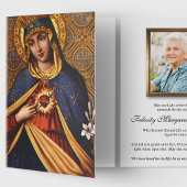 Begrafenis bedankkaarten | Onbevlekt Hart Maria 02