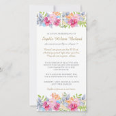 Begrafenis bedankkaarten | Rustieke tuin 1 Bedankkaart (Voorkant)