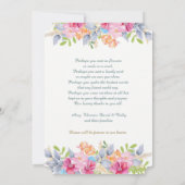 Begrafenis bedankkaarten | Rustieke tuin Kaart (Achterkant)