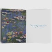 Begrafenis bedankkaarten | Waterlelies 1 Kaart
