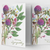 Begrafenis bedankkaarten | Wildbloemen Kaart