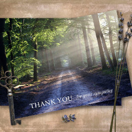 Begrafenis bedankkaarten | Zonnestralen Bedankkaart