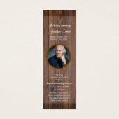 Begrafenis Bladwijzer Sjabloon Mini Visitekaartjes (Voorkant)