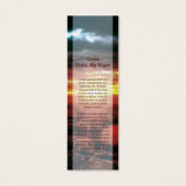 Begrafenis bladwijzer Sjabloon Mini Visitekaartjes (Achterkant)