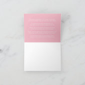 Begrafenis dank u kaarten | Antiek roze pioen (Binnen)