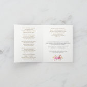 Begrafenis dank u kaarten | Elegante bloemen (Binnen)