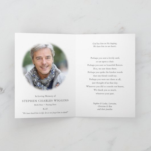 Begrafenis dank u kaarten | Engelengebed 04 (Binnen)