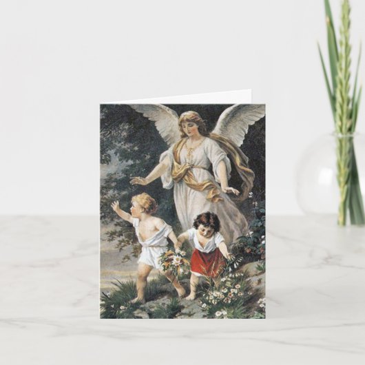 Begrafenis dank u kaarten | Guardian Angel 03 (Voorkant)