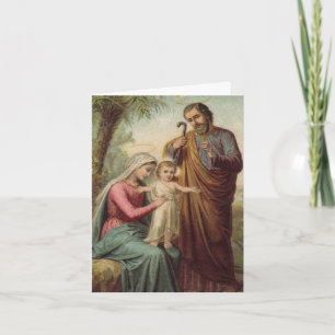 Begrafenis dank u kaarten Heilige Familie 01