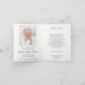 Begrafenis dank u kaarten | Madonna van de Rozen 3 (Binnen)