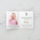 Begrafenis dank u kaarten | Mooie engel 1 (Binnen)