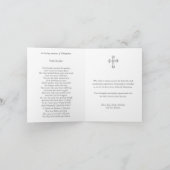 Begrafenis dank u kaarten | St Anthony 3 (Binnen)