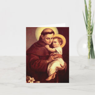 Begrafenis dank u kaarten   St Anthony 3