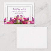 begrafenis dank u notitiekaartje (Voorkant / Achterkant)