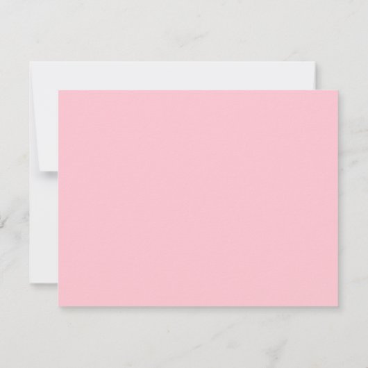 begrafenis dank u | Roze kinderverdriet Bedankkaart (Achterkant)