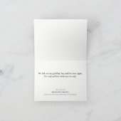 Begrafenis - Dank u van de familie Christelijk Cro Bedankkaart (Binnen)