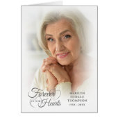 Begrafenis Dank u voor altijd in onze harten 2 fot (Voorkant)