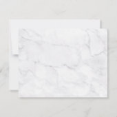 Begrafenis Dank u Waterverf groen marmeren Kaart (Achterkant)