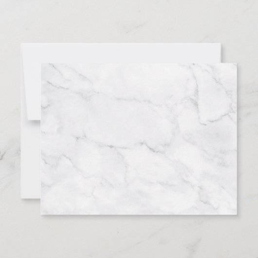 Begrafenis Dank u Waterverf groen marmeren Kaart (Achterkant)