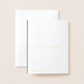 Begrafenis Dankjewel Joodse kaarten | goudfolie (Met envelop)