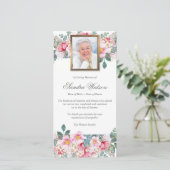 Begrafenis Dankkaartjes | Geurige Tuin 1 Bedankkaart (Staand voorkant)