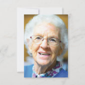 Begrafenis delen een herinnering | Fotomonument Kaart (Achterkant)