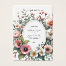 Begrafenis / Gedachtenisgebed voor begeleiding Visitekaartje