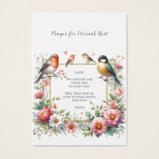 Begrafenis / Gedenkgebed Kaart voor de eeuwige rus