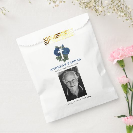 Begrafenis Grieks-orthodoxe Kolyva Κόλλυβα Bedankzakje (Gezegeld)