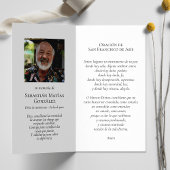 Begrafenis Guadalupe Spaanse Gebed Sympathie Kaart