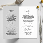 Begrafenis Guadalupe Spaanse Gebed Sympathie Kaart