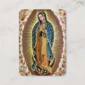 Begrafenis Guadalupe Spaanse Gebed Sympathie Kaart Visitekaartje (Voorkant)