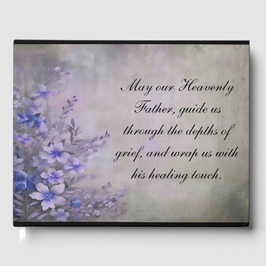 Begrafenis Guestbook Memorial Sentiments Gastenboek (Voorkant)