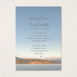 Begrafenis / Herdenking Gebed Kaart