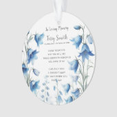 Begrafenis / Herdenking Ornament (voorkant)